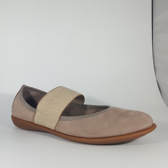 The Flexx Beige Nubuck Mary Jane w/ Elastic Strap - Picture 2 of 4